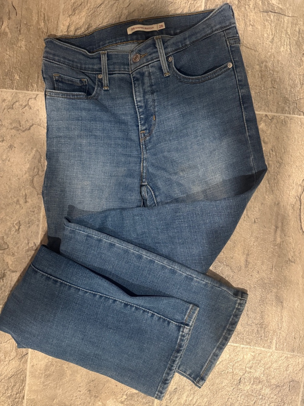 Levi's Women's Bootcut Jeans in Classic Blue Wash